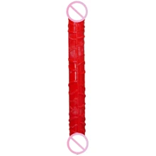 Двойной фаллоимитатор Boss Series Flexible Double Dong Red (BS6700090): Назначение Вагинальные