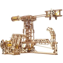 Механічний 3D пазл Ugears Авіатор (70053): Вид военная, воздушная техника, корабли, поезда