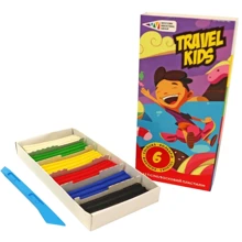 Пластилин Гамма Travel Kids восковой 6 цветов 72г (331008TK): Производитель Гамма