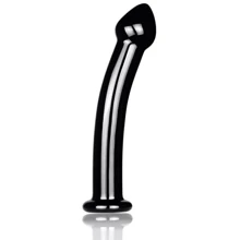 Фаллоимитатор LoveToy Glass Romance 7.5" Black: Назначение Вагинальные