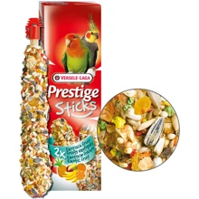 Лакомство Versele-Laga Prestige Sticks Big Parakeets Exotic Fruit для средних попугаев с экзотическими фруктами 140 г: Вид корма Обычный