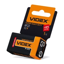 VIDEX Krona bat ZnC 1шт Super Heavy Duty (22528): undefined undefined