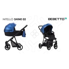 Универсальная коляска 2 в 1 Bebetto Nitello SHINE 02 синий (503.35.19.SH02): Тип коляски универсальная коляска (2-в-1)