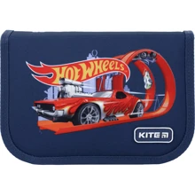 Пенал с наполнением Kite Hot Wheels HW22-622H, 1 отделение, 2 отворота: Год выпуска коллекции 2022