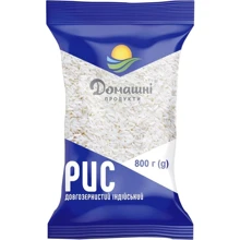 Рис Домашні продукти длиннозерный индийский 800 г (4820186121926): Вид Рис