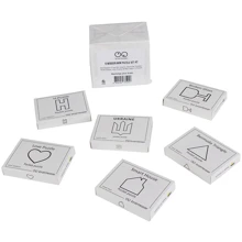 Набор головоломок Заморочка wooden mini puzzle set #2 на английском 6 штук (set2en): Вид Головоломка