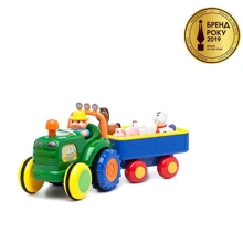 Ігровий набір Kiddieland Трактор фермера (російська озвучка) (049726): Вік від 1 року