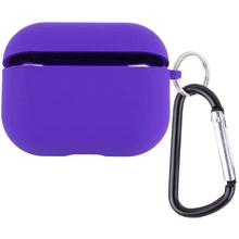 TPU Silicone Case with Carabiner Ultra Violet for Apple AirPods 4: undefined undefined