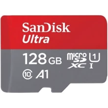 Карта памяти SanDisk 128 GB microSDXC UHS-I Ultra + SD-adapter (SDSQUNC-128G-AN6MA): Тип карты MicroSDXC