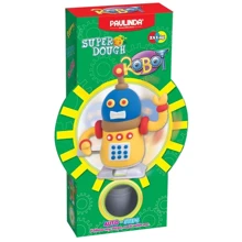 Масса для лепки Paulinda Super Dough Robot заводной механизм (шагает), желтый PL-081178-2: Производитель PAULINDA