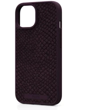 Чехол для iPhone Njord Salmon Leather MagSafe Case Rust (NA51SL03) for iPhone 15: Цвет бордовый