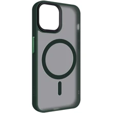 Чехол для iPhone ArmorStandart Uniq Case Magsafe Dark Green for iPhone 11 (ARM75330): Цвет зеленый