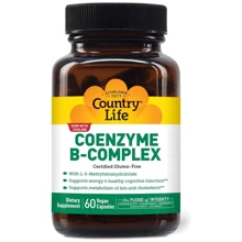 Country Life Coenzyme B-Complex 60 Vegan Caps Коэнзим В-комплекс: Тип Витамин B