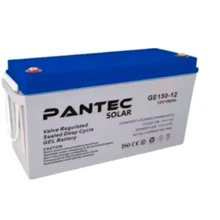 Аккумулятрная батарея Pantec 12V 150Ah GEL (PTG150-12): Тип GEL