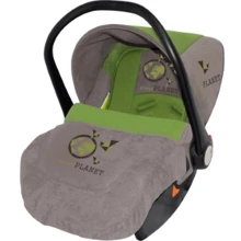 Автокресло Bertoni LIFESAVER (Beige Green Planet): Группа 0+