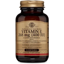 Solgar Vitamin E 400 IU Mixed Softgels Витамин Е, смесь токоферолов 50 капсул: Тип Витамин E