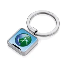 Брелок Troika App Keyring Earth серебристый (KYR12-P23): Пол Унисекс