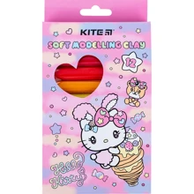 Пластилин восковой Kite Hello Kitty 12 цветов 200 г (HK23-086): Производитель KITE