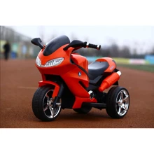 Трёхколёсный мотоцикл Kidsauto Moto S c пультом красный: Вид мотоцикл