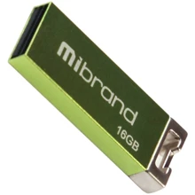 USB-флешка Mibrand 16GB Сhameleon Light Green USB 2.0 (MI2.0/CH16U6LG): Стандарт USB USB 2.0