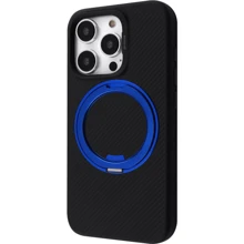 Чехол для iPhone Proove Reinforce Case with Magnetic Ring Blue for iPhone 15 Pro: Цвет синий
