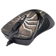 Мышь A4tech XL-747H Brown: Интерфейс подключения проводная USB