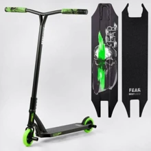 Самокат трюковый Best Scooter Fear зеленый (МТ-60611): Количество колес 2
