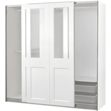 Шкаф с раздвижными дверцами ІКЕА PAX / GRIMO 200х66х201 см (095.022.62): undefined undefined