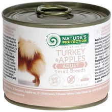 Вологий корм Nature's Protection Adult Small Breeds Turkey&Apples для собак малих порід з індичкою та яблуками 200 г (KIK24520): Тип Влажный корм
