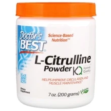 Doctor's Best L-Citrulline Powder 7 oz (200 g) Л-Цитруллин: Тип Цитруллин