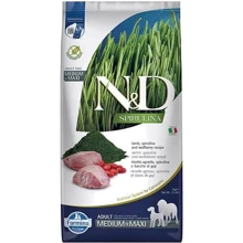 Сухой беззерновой корм Farmina N&D Spirulina для взрослых собак средних и больших пород с ягненком, спирулиной и ягодами годжи 7 кг (177877): Тип Сухой корм