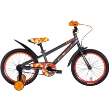 Велосипед ST 18" Formula SPORT рама- с крылом Pl 2022 (серый с оранжевым): Тип 2х колесный велосипед