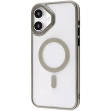 Чехол для iPhone Proove Blur Case with Magnetic Ring Natural Titanium for iPhone 16 Plus: Цвет серый
