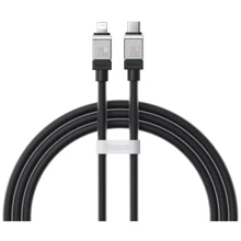 Кабель Baseus Cable USB-C to Lightning CoolPlay Series 20W 1m Black (CAKW000001): Тип USB-C - Lightning