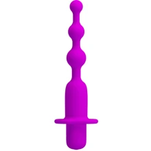 Анальний ланцюжок з вібрацією Pretty Love Hermosa Anal Beads Purple: Для кого унісекс