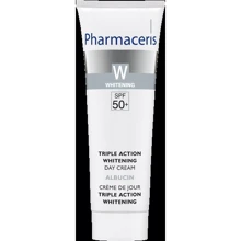 Pharmaceris Отбеливающий крем тройного действия дневной SPF 50+ Albucin 30 ml: Пол Для женщин