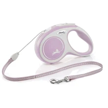Поводок-рулетка Flexi New Comfort Cord размер S 5 м до 12 кг розовый (2809): Тип шнура Трос
