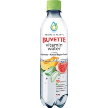 Напиток безалкогольный Buvette Vitamin water Абрикос-алоэ вера-инжир сокосодержащий негазированный 0.5 л (4820115401938): Объем, л 0.5