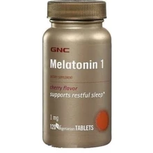 GNC Melatonin 1 mg Мелатонин 120 капсул со вкусом вишни: Форма выпуска Капсулы
