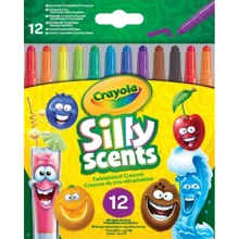 Крейда восковая CRAYOLA Silly Scents Твіст ароматизований 12 шт (52-9712): Тип Восковые