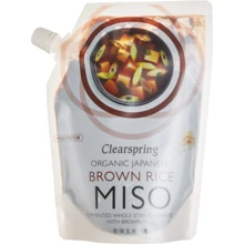 Паста Мисо Clearspring с коричневым рисом органическая 300 г (5021554000839): Вид Первое