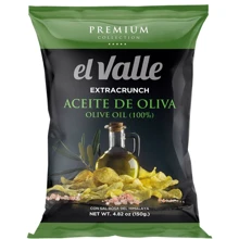 Чипсы картофельные El Valle Aceite de Oliva Premium Collection 150 г (8437001210688): Вес нетто 150 г