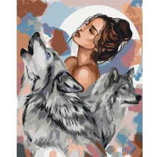 Картина по номерам Brushme Волчицы ©Ольга Бочулинская 40х50 см (BS53906): Производитель Brushme