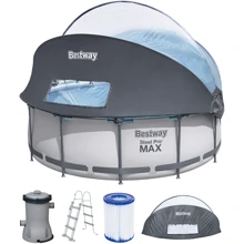 Бассейн Bestway каркасный 366-100 см (5619N) (фильтр-насос, лестница, навес): undefined undefined
