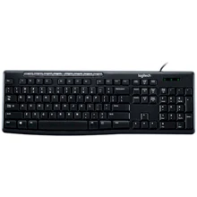 Клавиатура Logitech K200 Media Keyboard RU (920-008814): Подключение проводное