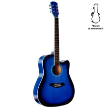 Акустическая гитара Alfabeto WG105 (Blue Sunburst) + чехол: Тип Акустическая гитара