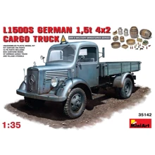 Збірна модель MiniArt Німецький вантажний автомобіль L1500S / German cargo truck L1500S (MA35142): Виробник MiniArt