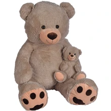 М'яка іграшка Nicotoy Nicotoy Ведмедик з малюком 100 см (5810185): Тип дикие животные