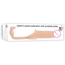 Насадка с анальным стимулятором Adam S Penis Extension W Anal Leash, 15х5 см: Для кого Для мужчин