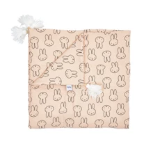 Плед Twins Rabbits муслиновый 90x90 см утепленный персик (1611-PMУ90х90-18R): Тип плед